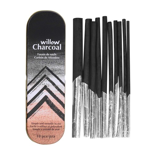Willow vine sketch charcoal - willow,